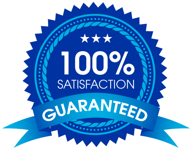 100% satisfaction guarantee