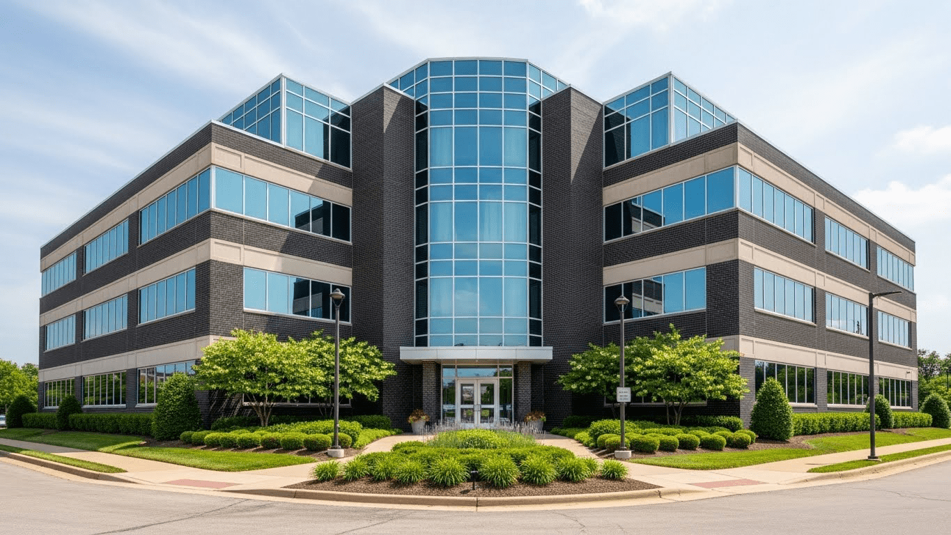 Commercial office building protected by STL Pest Control